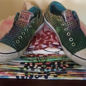 Upcycled hand dyed Converse💯